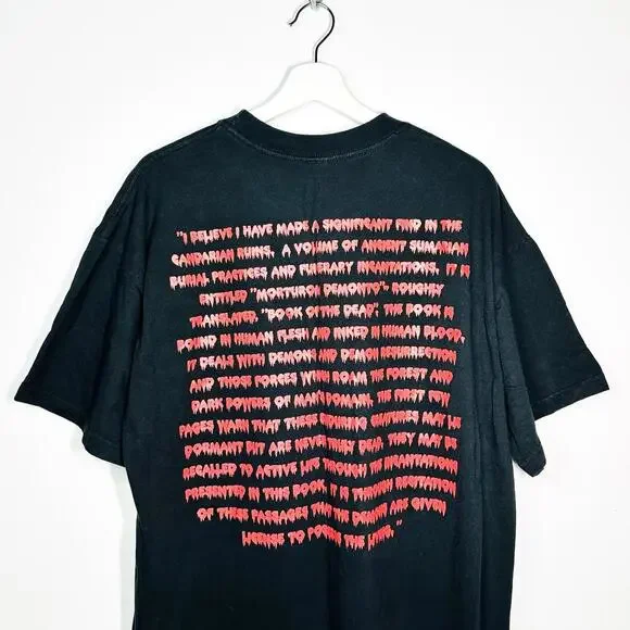 Vintage Rare The Evil Dead, Dated 2001, Horror Movie Promo Shirt Size XL men’s